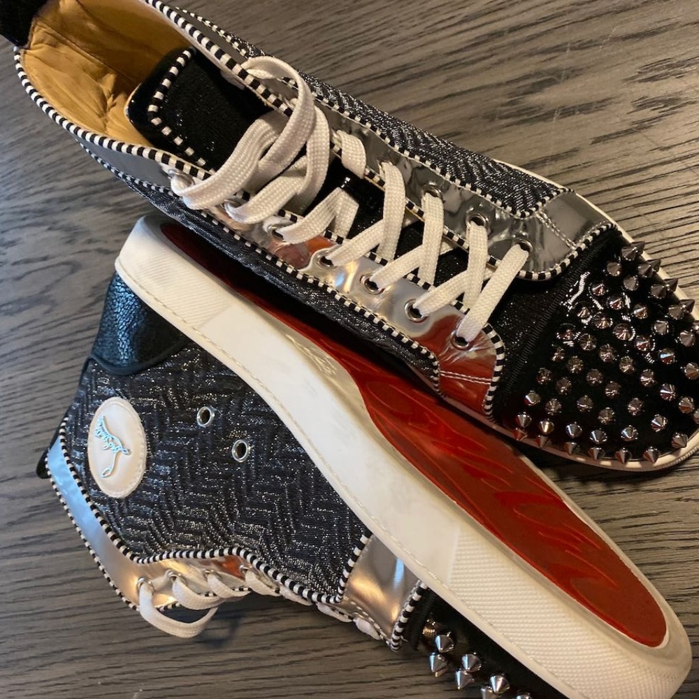Christian Louboutin Mens Shoe US 10 Lou Spikes